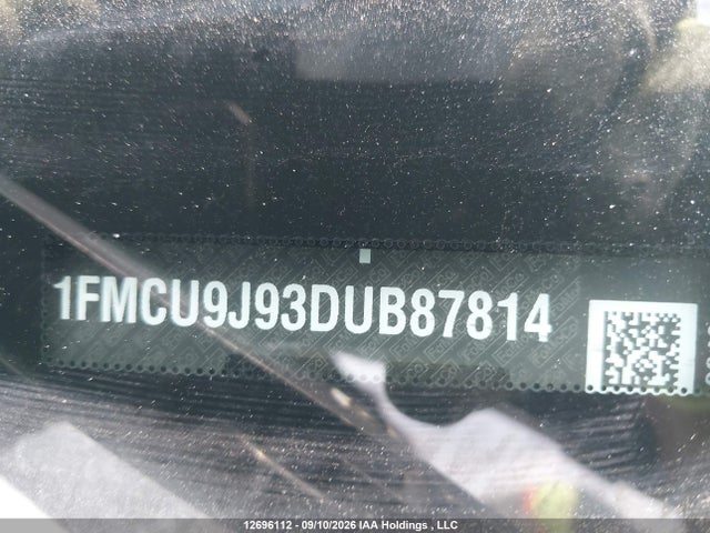 Aukcja sprzedaży 2013 Ford Escape Titanium, vin: 1FMCU9J93DUB87814, numer aukcji: 12696112