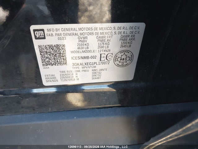 Продажа на аукционе авто 2023 Gmc Terrain Denali, vin: 3GKALXEG1PL170072, номер лота: 12696113