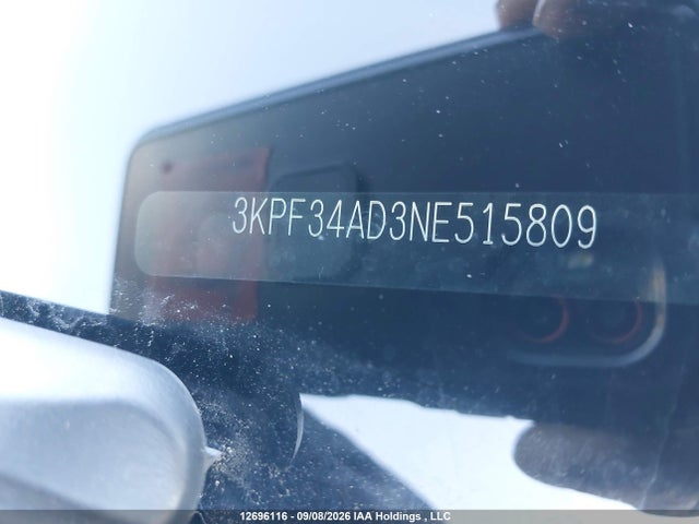 2022 Kia Forte მანქანა იყიდება აუქციონზე, vin: 3KPF34AD3NE515809, აუქციონის ნომერი: 12696116