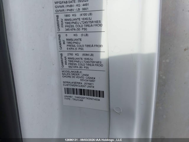 Chevrolet EXPRESS G3500 2025 1HA0GSF7XSN014534 Image 9
