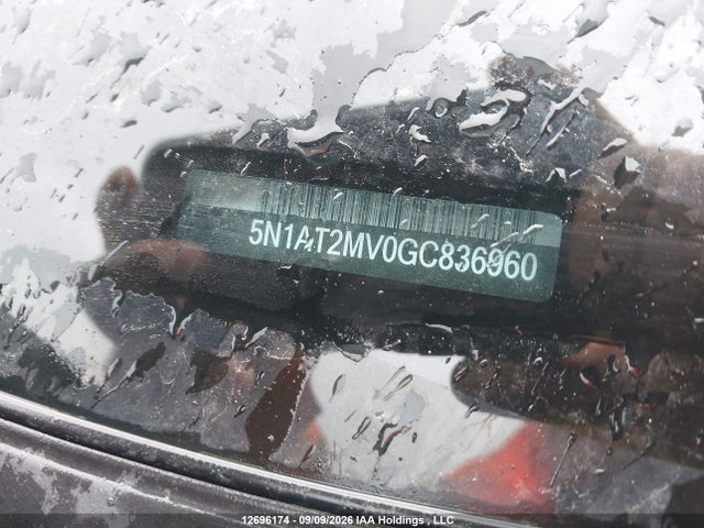 12696174 :رقم المزاد ، 5N1AT2MV0GC836960 vin ، 2016 Nissan Rogue S/sl Premium/sv مزاد بيع