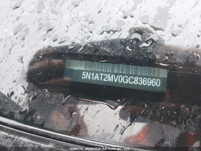 12696174 :رقم المزاد ، 5N1AT2MV0GC836960 vin ، 2016 Nissan Rogue S/sl Premium/sv مزاد بيع