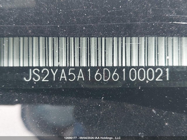 2013 Suzuki Sx4 Ja მანქანა იყიდება აუქციონზე, vin: JS2YA5A16D6100021, აუქციონის ნომერი: 12696177
