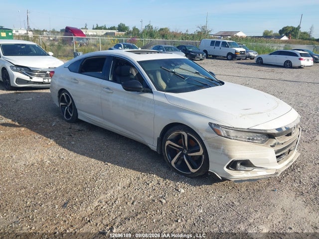 Auction sale of the 2022 Honda Accord Sport 1.5t, vin: 1HGCV1F37NA801758, lot number: 12696189