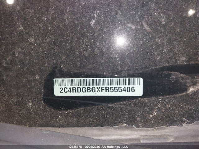 Dodge Grand Caravan Se/sxt 2015 2C4RDGBGXFR555406 Image 9