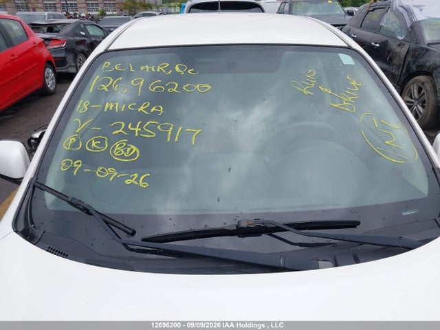 Продаж на аукціоні авто 2018 Nissan Micra S/sr/sv, vin: 3N1CK3CP3JL245917, номер лоту: 12696200