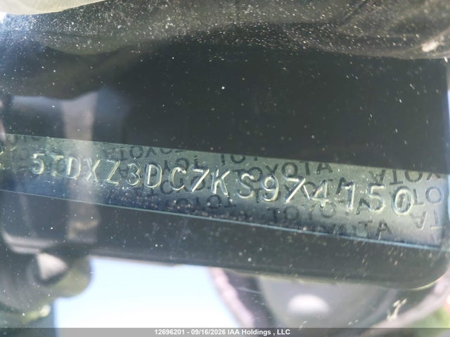 Toyota Sienna 2019 5TDXZ3DC7KS974150 Image 20