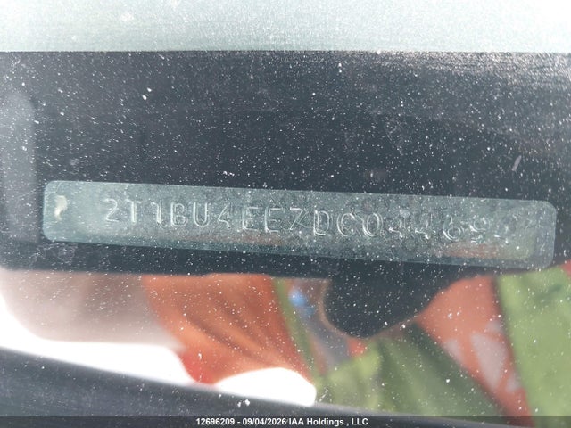 12696209 :رقم المزاد ، 2T1BU4EE7DC044694 vin ، 2013 Toyota Corolla مزاد بيع