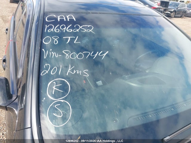 12696252 :رقم المزاد ، 19UUA76518A800744 vin ، 2008 Acura Tl Type S مزاد بيع