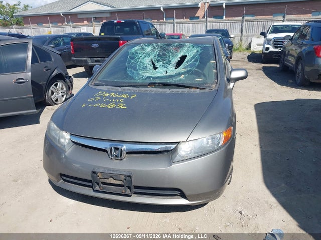 2007 Honda Civic Lx მანქანა იყიდება აუქციონზე, vin: 2HGFA16557H016363, აუქციონის ნომერი: 12696267