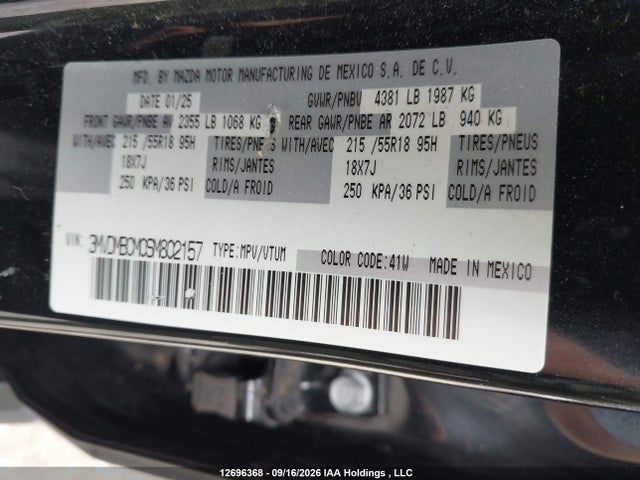 Mazda CX-30 2025 3MVDMBCM0SM802157 Image 9