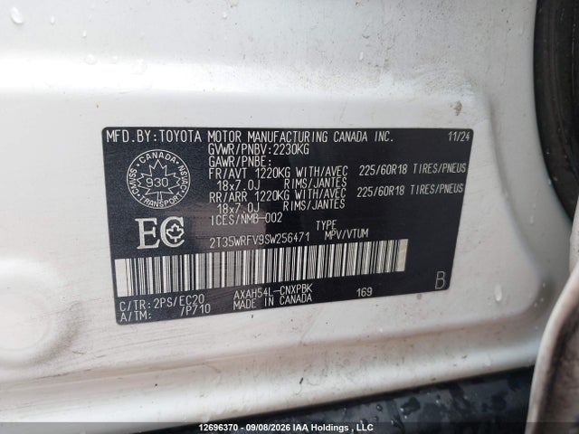 Toyota RAV4 XSE 2025 2T35WRFV9SW256471 Image 9