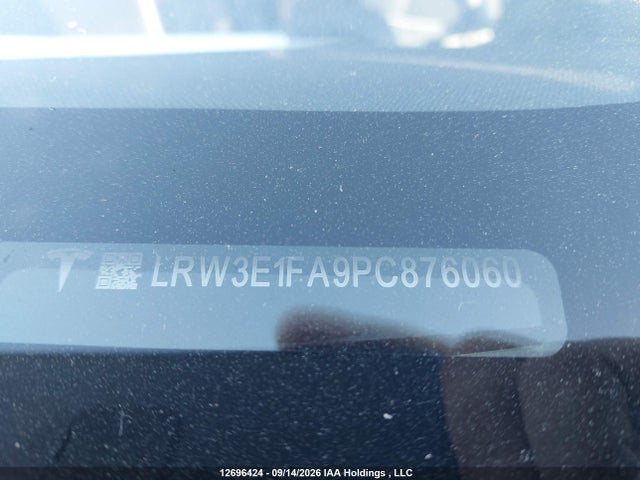 Aukcja sprzedaży 2023 Tesla Model 3, vin: LRW3E1FA9PC876060, numer aukcji: 12696424