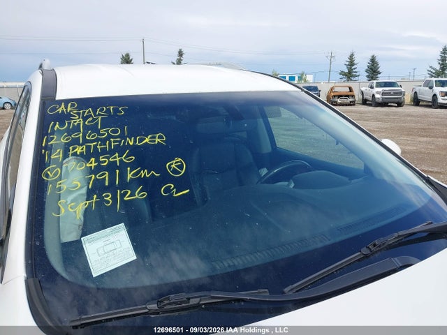 Продажа на аукционе авто 2014 Nissan Pathfinder S/sv/sl/platinum, vin: 5N1AR2MM6EC704546, номер лота: 12696501