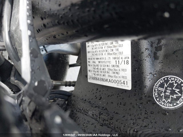 Yamaha MT10 2019 JYARN48N9KA000541 Image 10