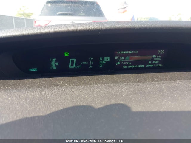 12681102 :رقم المزاد ، JTDKN3DP4D3035776 vin ، 2013 Toyota Prius Plug-in مزاد بيع