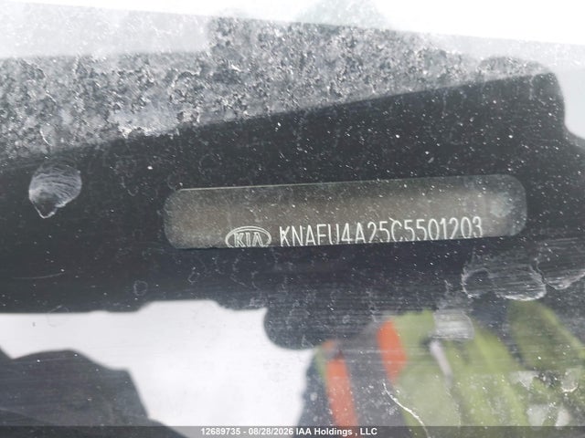 12689735 :رقم المزاد ، KNAFU4A25C5501203 vin ، 2012 Kia Forte 2.0l Ex مزاد بيع