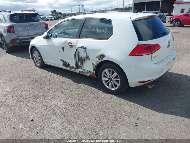 Aukcja sprzedaży 2015 Volkswagen Golf 1.8 Tsi Trendline, vin: 3VW817AU2FM022997, numer aukcji: 12689847