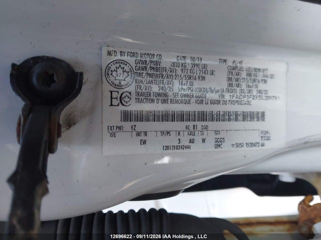Aukcja sprzedaży 2014 Ford Focus Se, vin: 1FADP3F2XEL200791, numer aukcji: 12696622