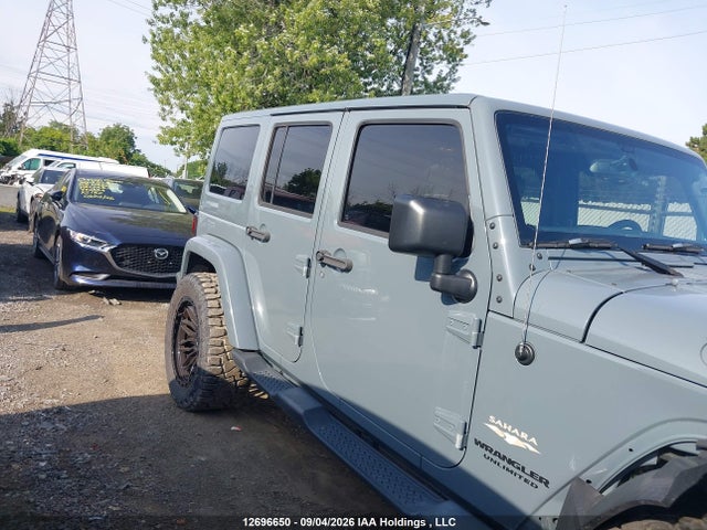 12696650 :رقم المزاد ، 1C4BJWEG7FL514983 vin ، 2015 Jeep Wrangler Unlimited Sahara مزاد بيع