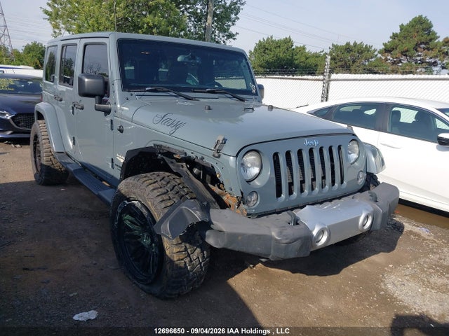 12696650 :رقم المزاد ، 1C4BJWEG7FL514983 vin ، 2015 Jeep Wrangler Unlimited Sahara مزاد بيع