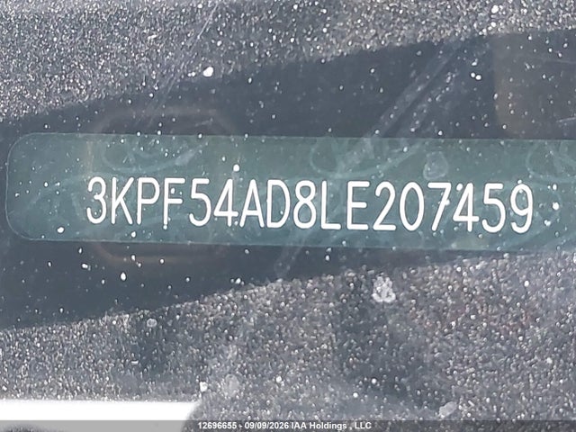 12696655 :رقم المزاد ، 3KPF54AD8LE207459 vin ، 2020 Kia Forte Ex مزاد بيع