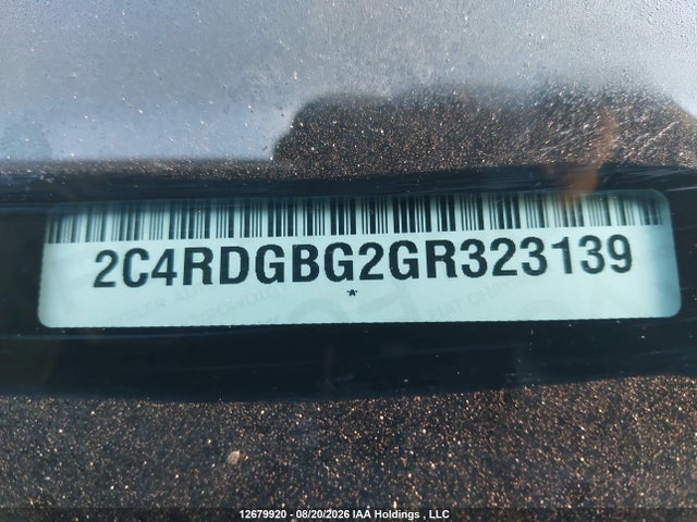 Aukcja sprzedaży 2016 Dodge Grand Caravan Se/sxt, vin: 2C4RDGBG2GR323139, numer aukcji: 12679920