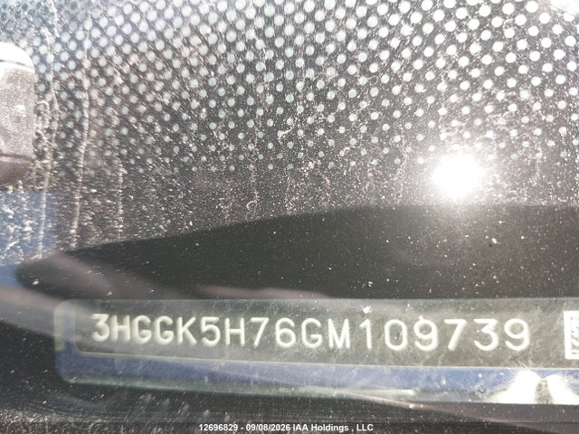 2016 Honda Fit Ex მანქანა იყიდება აუქციონზე, vin: 3HGGK5H76GM109739, აუქციონის ნომერი: 12696829