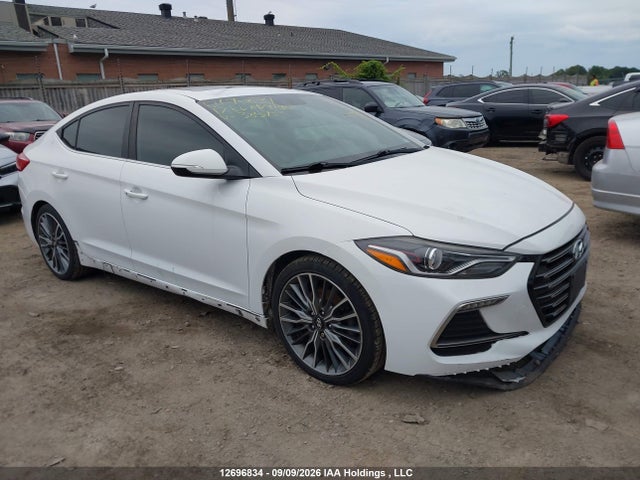 2017 Hyundai Elantra Sport მანქანა იყიდება აუქციონზე, vin: KMHD04LB5HU385433, აუქციონის ნომერი: 12696834