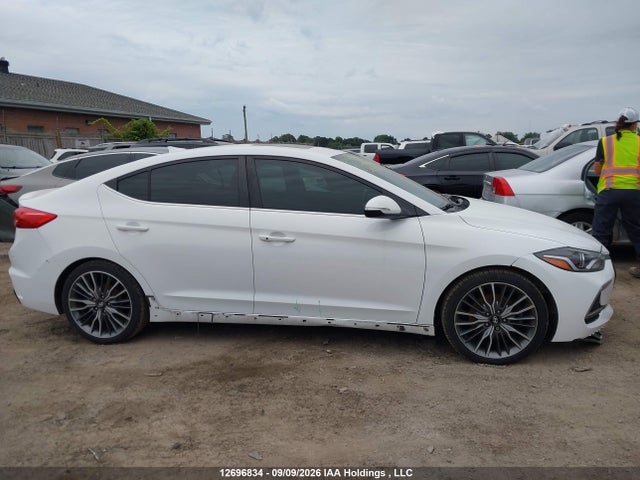 2017 Hyundai Elantra Sport მანქანა იყიდება აუქციონზე, vin: KMHD04LB5HU385433, აუქციონის ნომერი: 12696834