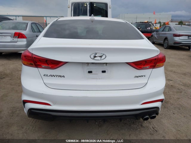 2017 Hyundai Elantra Sport მანქანა იყიდება აუქციონზე, vin: KMHD04LB5HU385433, აუქციონის ნომერი: 12696834