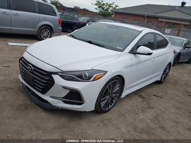 2017 Hyundai Elantra Sport მანქანა იყიდება აუქციონზე, vin: KMHD04LB5HU385433, აუქციონის ნომერი: 12696834