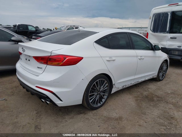 2017 Hyundai Elantra Sport მანქანა იყიდება აუქციონზე, vin: KMHD04LB5HU385433, აუქციონის ნომერი: 12696834
