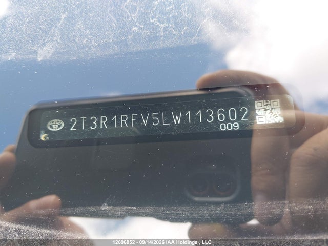 Продаж на аукціоні авто 2020 Toyota Rav4 Xle, vin: 2T3R1RFV5LW113602, номер лоту: 12696852