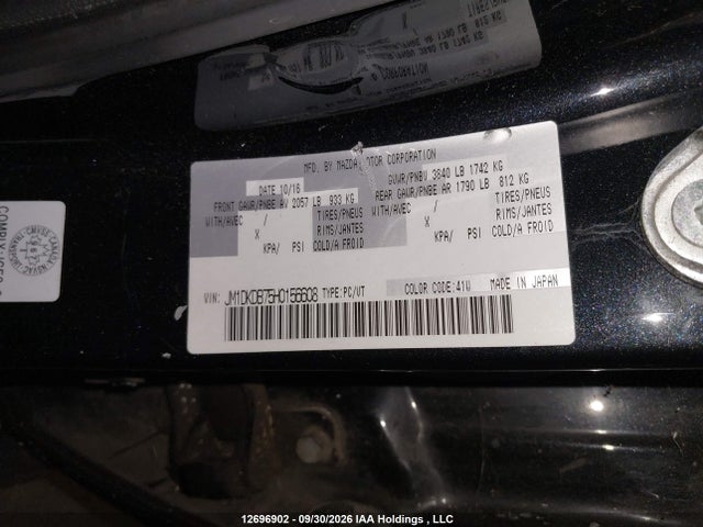Продаж на аукціоні авто 2017 Mazda Cx-3 Gx, vin: JM1DKDB75H0156608, номер лоту: 12696902