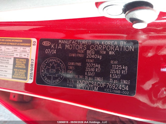 KIA Sportage Ex 2015 KNDPC3AC0F7692454 Image 9