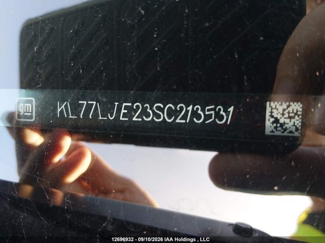 12696932 :رقم المزاد ، KL77LJE23SC213531 vin ، 2025 Chevrolet Trax 2rs مزاد بيع