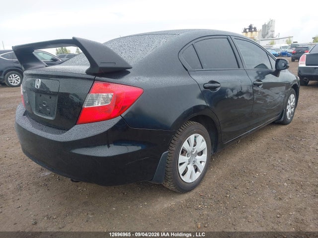 2012 Honda Civic Lx მანქანა იყიდება აუქციონზე, vin: 2HGFB2F41CH058808, აუქციონის ნომერი: 12696965