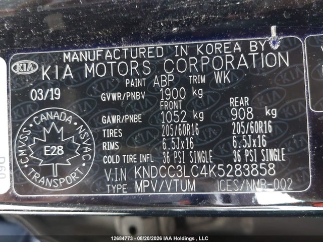 KIA Niro Ex/ex Premium 2019 KNDCC3LC4K5283858 Image 18