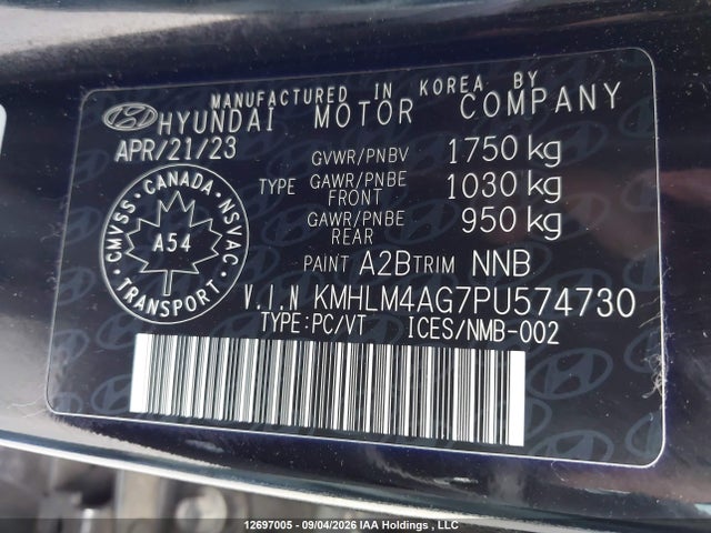 Hyundai Elantra Preferred Ivt With Tech Package 2023 KMHLM4AG7PU574730 Image 19