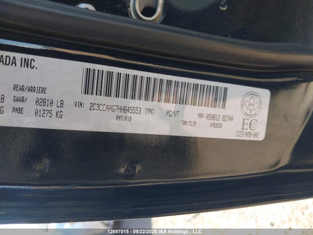 Продажа на аукционе авто 2017 Chrysler 300 Touring, vin: 2C3CCAAG7HH645553, номер лота: 12697015