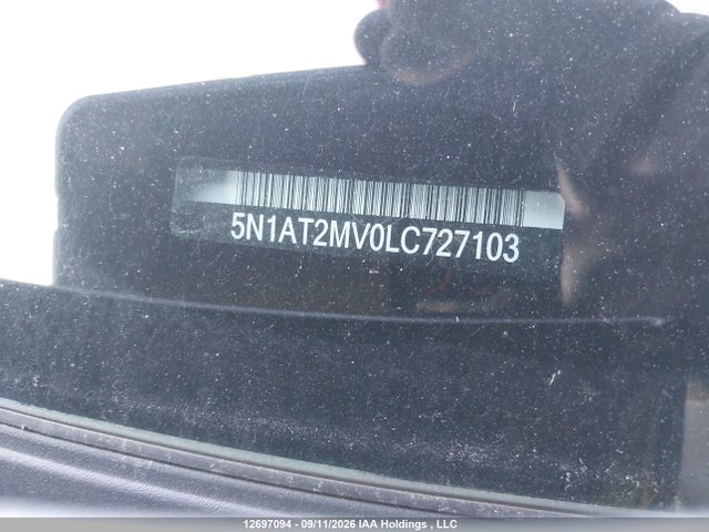 Aukcja sprzedaży 2020 Nissan Rogue S/sl/sv, vin: 5N1AT2MV0LC727103, numer aukcji: 12697094