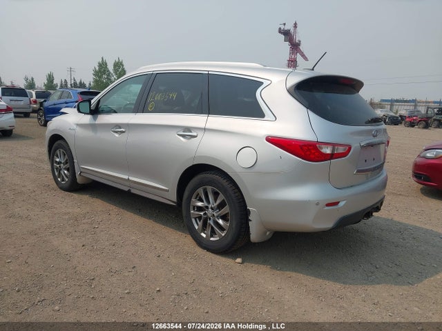 2014 Infiniti Qx60 Hybrid Premium მანქანა იყიდება აუქციონზე, vin: 5N1CL0MM8EC519851, აუქციონის ნომერი: 12663544