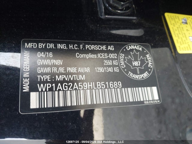 Porsche Macan Gts 2017 WP1AG2A59HLB51689 Image 9