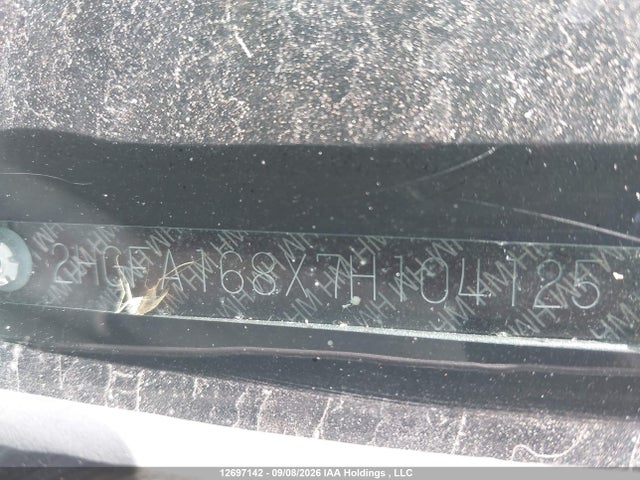 12697142 :رقم المزاد ، 2HGFA168X7H104125 vin ، 2007 Honda Civic Ex 4dr مزاد بيع