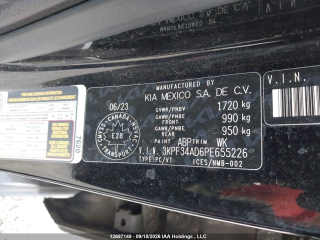 Aukcja sprzedaży 2023 Kia Forte Ex/ex+/ex Premium, vin: 3KPF34AD6PE655226, numer aukcji: 12697149