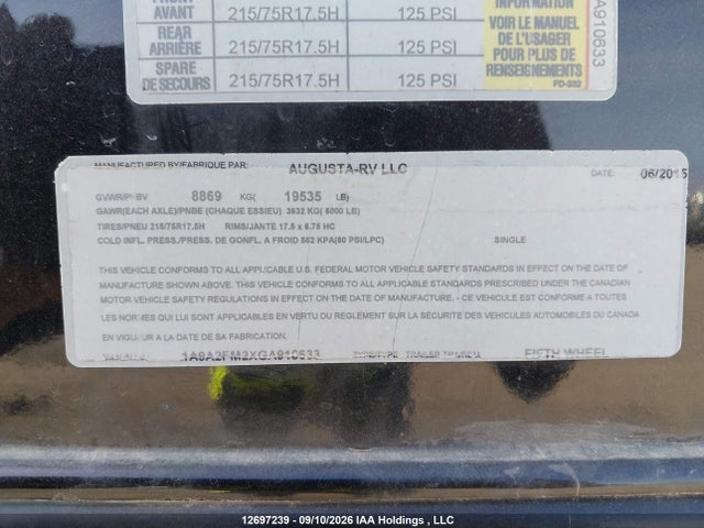Trailer Luxe 39fb Luxe 39fb 2016 1A9A2EM2XGA910633 Image 9