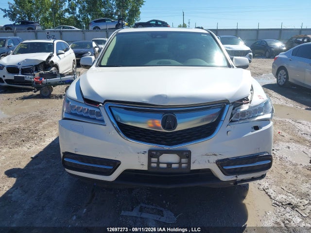 2016 Acura Mdx Navigation Package მანქანა იყიდება აუქციონზე, vin: 5FRYD4H40GB508596, აუქციონის ნომერი: 12697273