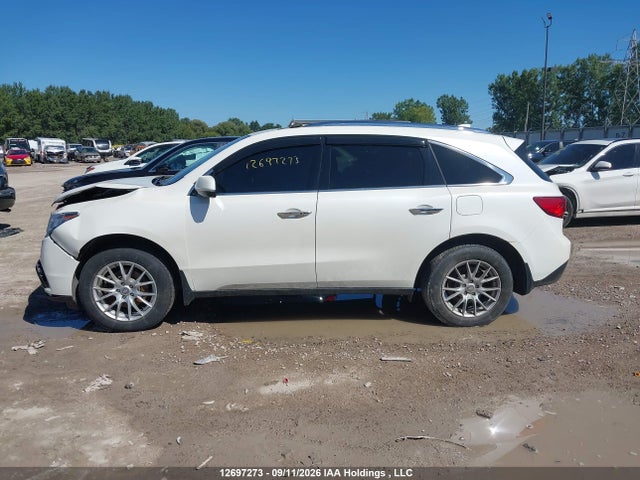 2016 Acura Mdx Navigation Package მანქანა იყიდება აუქციონზე, vin: 5FRYD4H40GB508596, აუქციონის ნომერი: 12697273