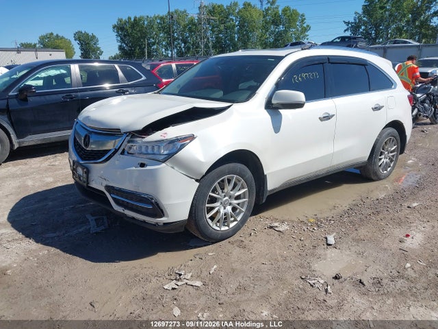 2016 Acura Mdx Navigation Package მანქანა იყიდება აუქციონზე, vin: 5FRYD4H40GB508596, აუქციონის ნომერი: 12697273